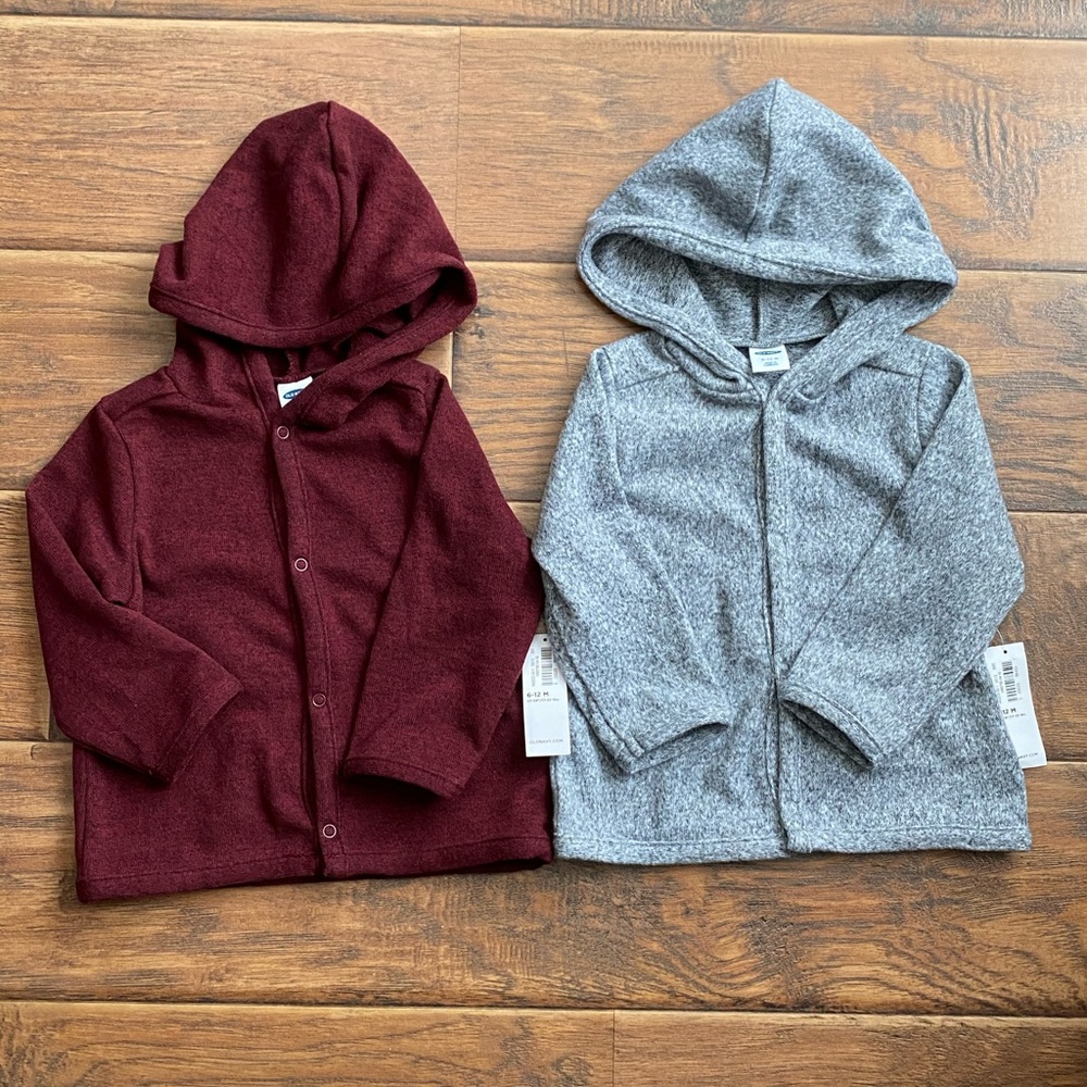Baby hooded sweaters